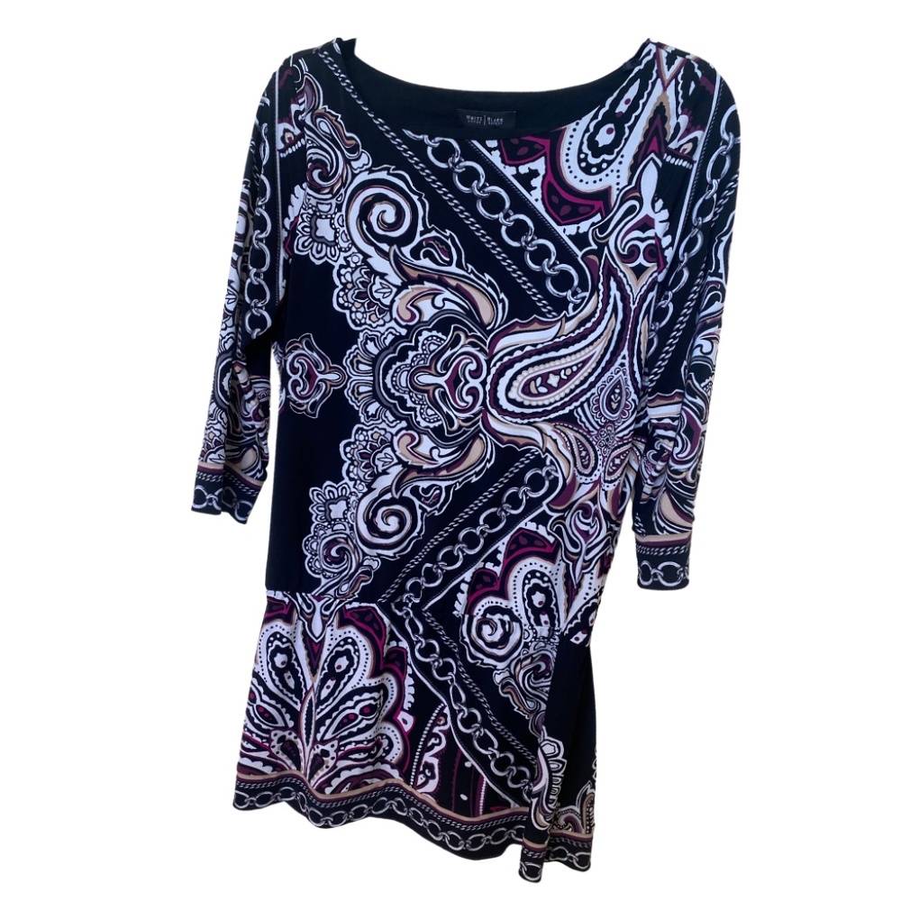 White House Black Market Printed Tunic